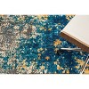 40"x54" Bilbao 1/4" Rug'D Chair Floor Mat Blue/Orange - Anji Mountain: Durable, Indoor, Felt Backed, Easy Clean - 3 of 4