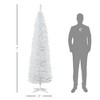 7' Artificial Pencil Christmas Tree, Slim Xmas Tree with 499 Realistic Branch Tips and Plastic Stand - 3 of 4