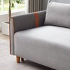 LOVMOR Convertible Comfortable Sleeper Velvet Sofa Couch with Storage for for Living Room Bedroom Sofabed - 4 of 4