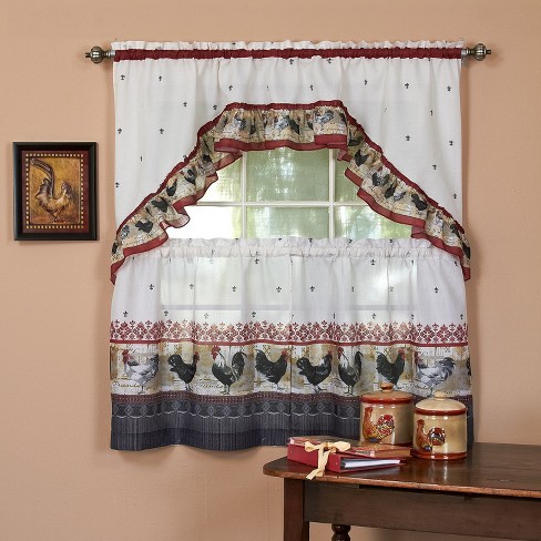 Kitchen deals swag curtains