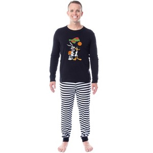 Looney Tunes Space Jam: A New Legacy Tight Fit Family Pajama Set Black - 1 of 4