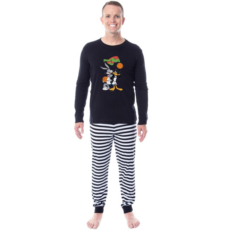 Looney Tunes Space Jam: A New Legacy Tight Fit Family Pajama Set Black, 1 of 5