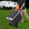 VEVOR 12 Volt Car Refrigerator, 63.4QT/60L Car Fridge, Portable Electric Cooler with Wheels and Handle, -4℉~68℉, Black - 2 of 4
