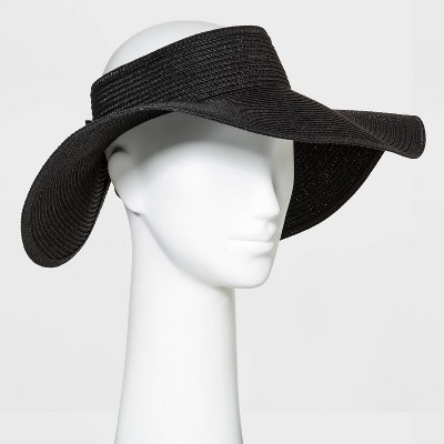 Women's Packable Straw Visor Hat - Shade & Shore™