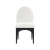 Meridian Furniture,Waldorf Boucle Fabric Dining Chair - 3 of 4