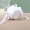 Attop  Ivory Flower Girl Baskets for Wedding Ceremony Decor Elegant Floral Arrangement Holder for Bridal Party Perfect Gift for Weddin - 3 of 4