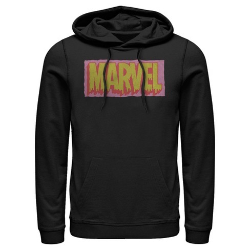 Men's Marvel Drippy Retro Logo Pull Over Hoodie - image 1 of 4