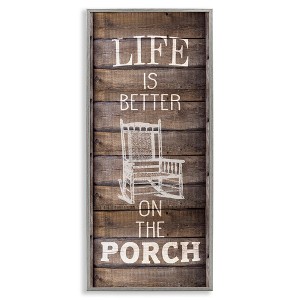 Stupell Industries Porch Life Country Rustic, 13" x 30" - 1 of 4