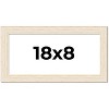 PosterPalooza | 18x8 Wide Barnwood Picture Frame, UV Acrylic, 6 Finishes - Grey, Brown, White, and Black - 2 of 4