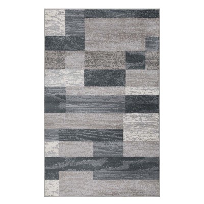Contemporary Patchwork Geometric Indoor Area Rug by Blue Nile Mills