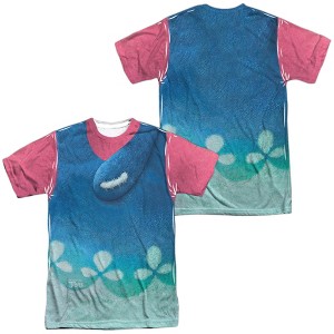 Men's Trolls Poppy Costume Tee (Frontback Print) No Hoodies Short Sleeve Costume T-Shirt - 1 of 4