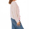 Women's Ribbon Laced Chunky Sweater - Listicle - 3 of 4