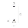Kichler Lighting Avery 1 - Light Pendant in  Black - 2 of 4