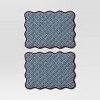 2pk Reversible Placemat Scallop - 3 of 4