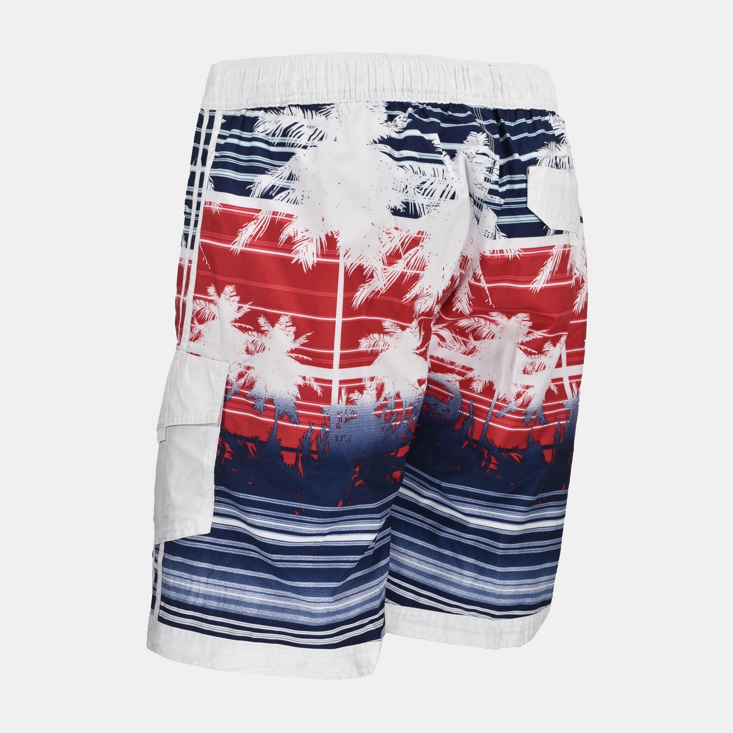 Мужские плавки U.S. Apparel Men's 10.5" South Beach Bathing Suit Red Large, цвет: Красный — фото 2