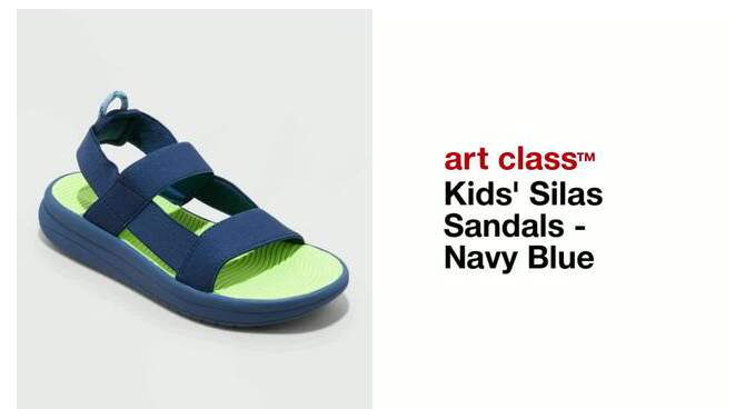 Kids' Silas Sandals - art class™ Navy Blue, 2 of 6, play video