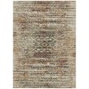 Beige And Fern Green Moroccan Washable Indoor Outdoor Area Rug - 4 of 4