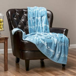 Chanasya Positive Sympathy Healing Thoughts Caring Message Gift Throw Blanket - 1 of 4