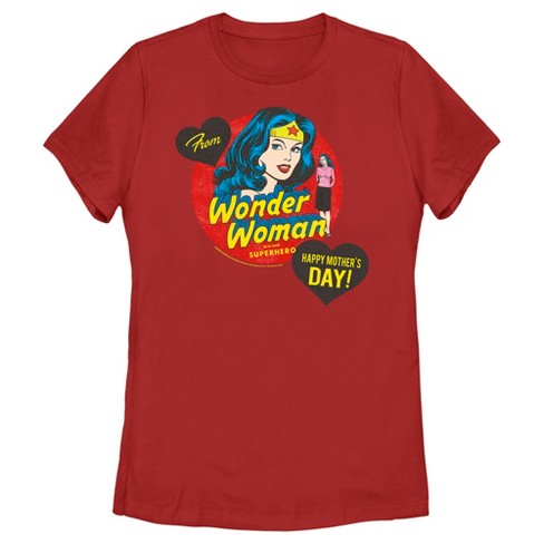 Women's Wonder Woman To a Real Superhero T-Shirt - image 1 of 4