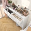 Famapy Large White 6 Drawer Chest of Drawers Double Handle Design Dresser for Bedroom - 4 of 4