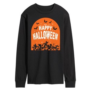 Men's - Disney - Happy Halloween Tombstone Long Sleeve Graphic T-Shirt - 1 of 4