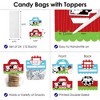Big Dot of Happiness Farm Animals - DIY Barnyard Baby Shower or Birthday Party Clear Goodie Favor Bag Labels - Candy Bags with Toppers - Set of 24 - 3 of 4