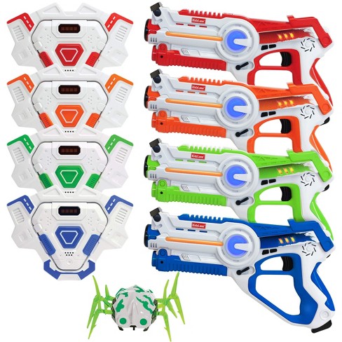 Kidzlane Laser Tag Set 4 Player Set With Vest And Spider Target Target