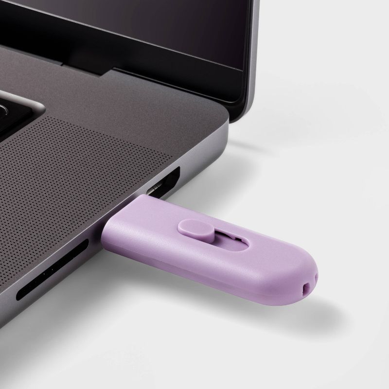 USB-C (64GB) Flash Drive - heyday&#8482; Pastel Lavender, 3 of 6