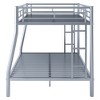 NicBex Full XL Over Queen Bunk Bed with Full-Length Safety Guardrail,Metal Loft Bed with Built-In Ladder,Modern Bunk Beds,Bunk Beds for Bedroom - 4 of 4