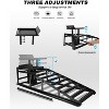 TROPOW 2 Pack Heavy Duty Car Service Ramps, 12000LBS(5T) Capacity Vehicle Lift Ramps with 9.3"-15" Adjustable Height - 3 of 4