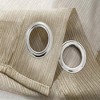Ramallah Lonnie Grommet Curtain Panel - 54x90", Taupe - 2 of 3