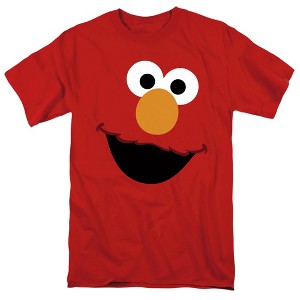 Men's Sesame Street Elmo Face T-Shirt - 1 of 4