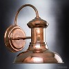 Urban Ambiance Luxury Luxe Industrial Outdoor Wall Light,  10"H x 8.125"W,  Solid Copper Finish, UHP1020 - 3 of 4