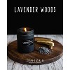 Craft & Kin Wood Wick, All-Natural Soy Aromatherapy Candle in Black Jar - 8 oz - 2 of 4