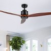 Farla - 52" Diameter Ceiling Fan - CLF1018 - Black/Dark Cherry - Safavieh - 2 of 4