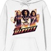 The Marvels Photon, Captain Marvel, Ms. Marvel Adult White Graphic Hoodie - 2 of 3