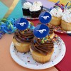 Southern Methodist University Primary Logo Cupcake Picks Toppers Decoration Set of 6 - 4 of 4