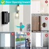 DOMETOUR Home Security Reinforcement Door Lock, Child Proof, High Security Flip Latch for Inward Swinging Doors - 3 of 4