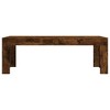 vidaXL Coffee Table Smoked Oak Engineered Wood Medium Minimalistic - 3 of 4