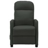 vidaXL Massage Recliner Anthracite Faux Leather - 3 of 4
