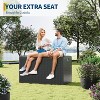 120/130 Gallon Outdoor Storage Box, Deck Box Resin for Package Delivery, Outdoor Storage Boxes Deck Storage Boxes for Patio Furniture, Garden, Tool - 2 of 4