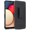 Nakedcellphone Combo for Samsung Galaxy A02s - Hybrid Case and Belt Clip Holster - 3 of 4