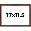 PosterPalooza | Classic Modern Brown Picture Frame - UV Acrylic, Backing Board, Hanging Hardware Included - 2 of 4