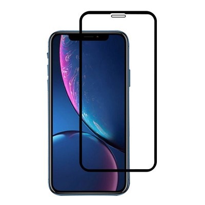 Valor Clear Tempered Glass LCD Screen Protector Film Cover For Apple iPhone 11/XR - Black