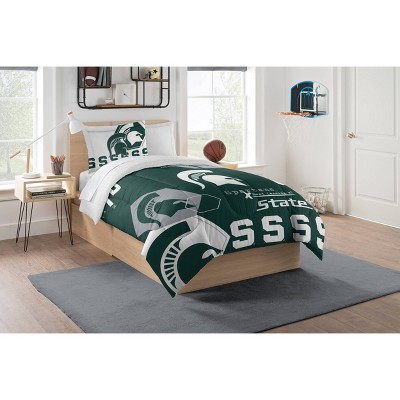 NCAA Michigan State Spartans Hexagon Comforter Set