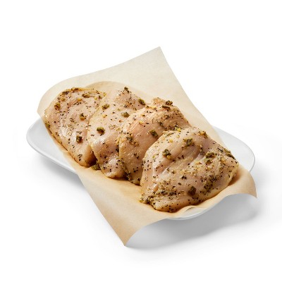 Lemon Garlic Chicken Breast Cutlets - 1lb/4ct - Good &#38; Gather&#8482;