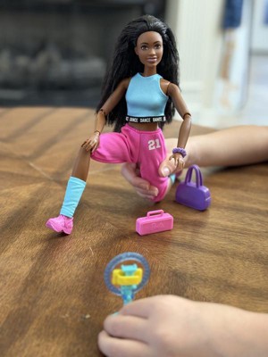 Barbie Brooklyn Roberts Doll Wearing Dance Outfit with Leg Warmers, Plus  Kitten (Target Exclusive)