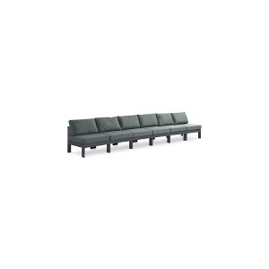 Meridian Furniture,Nizuc Water Resistant Fabric Outdoor Patio Modular Sofa - 1 of 4