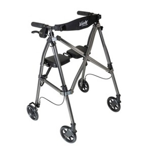 Stander Wonder Rollator, Lightweight 4- Wheel Folding Walker with Seat - 1 of 4