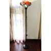 Chloe Lighting Azalea Tiffany-Style Floral Stained Glass Torchiere Floor Lamp 67" Height - 3 of 3
